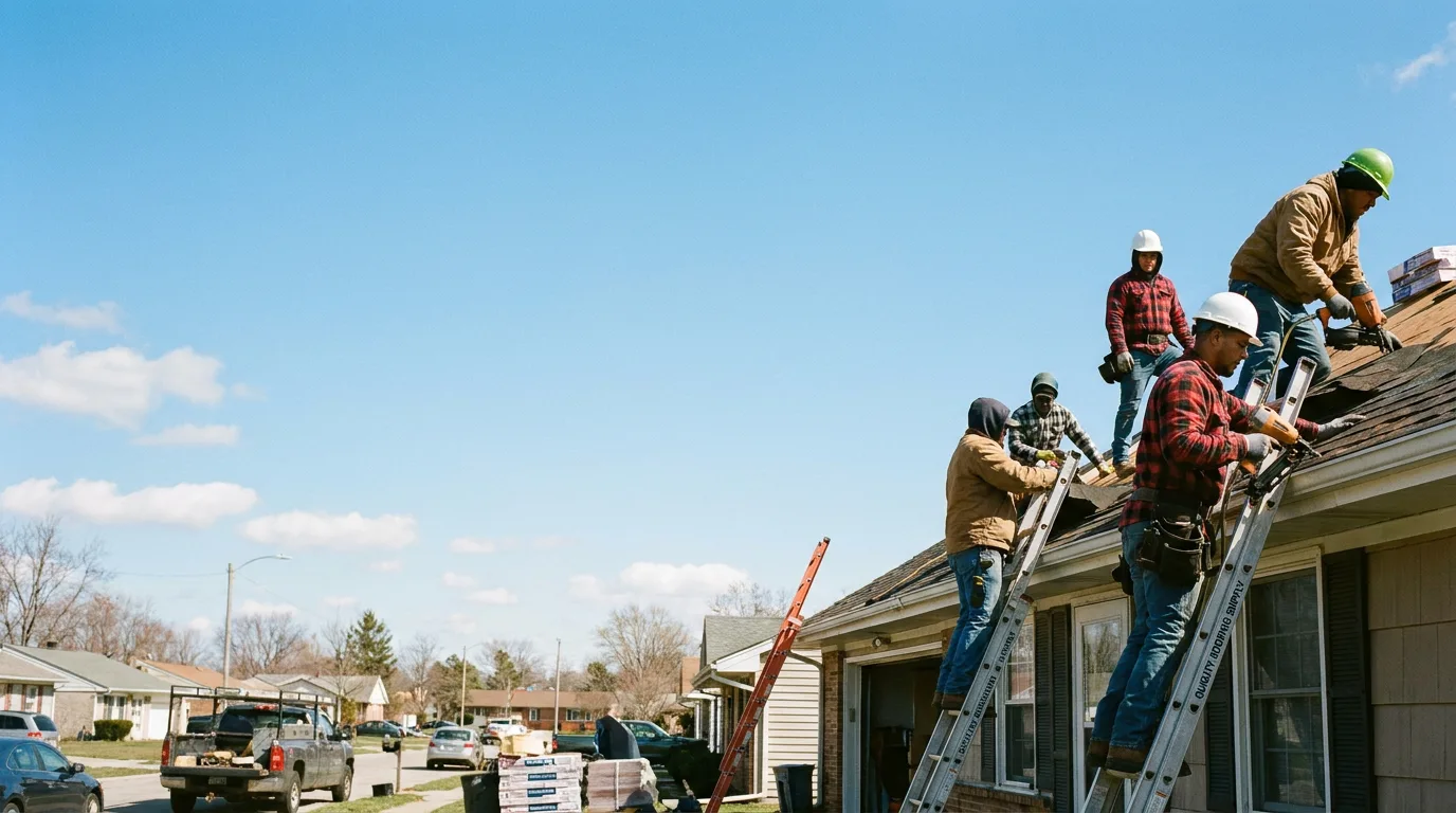 Roofing in Bentonville, OH near me
